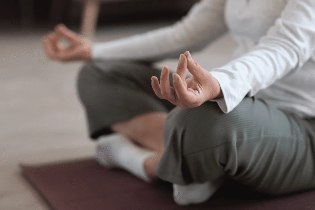 Different meditation position