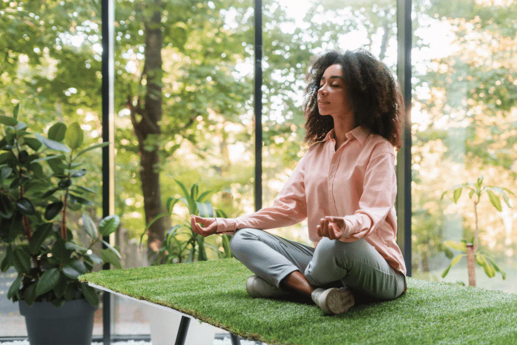 Sitting meditation pose NYT