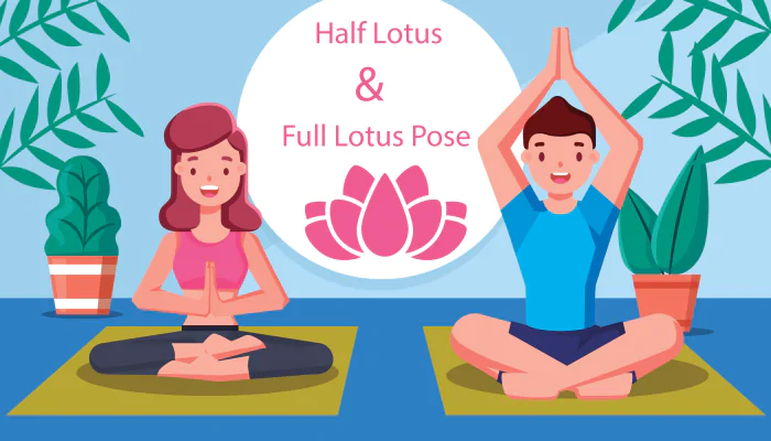 half and full lotus