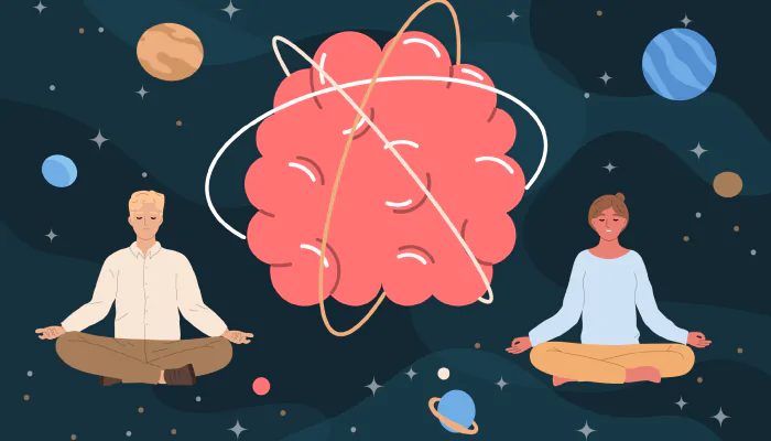 Brain react to meditation