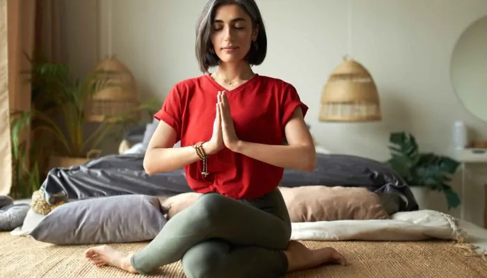 meditation improves sleep and calm your mind.