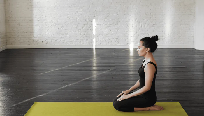 Vajrasana pose